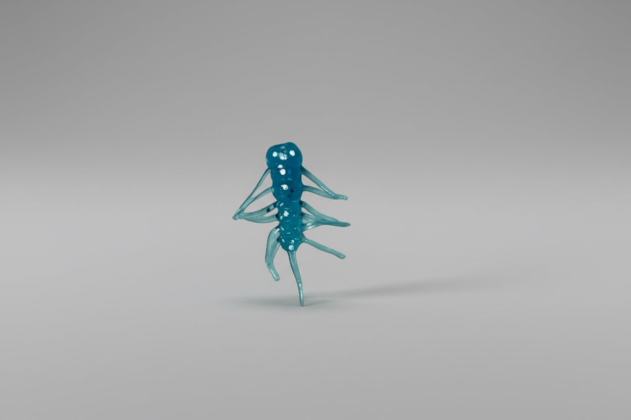 Blue Ice Glow .75" Nymph (10 pack)