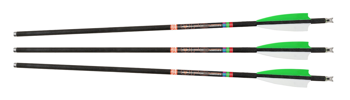 UFO 20" Green Lighted nock Crossbow Bolts