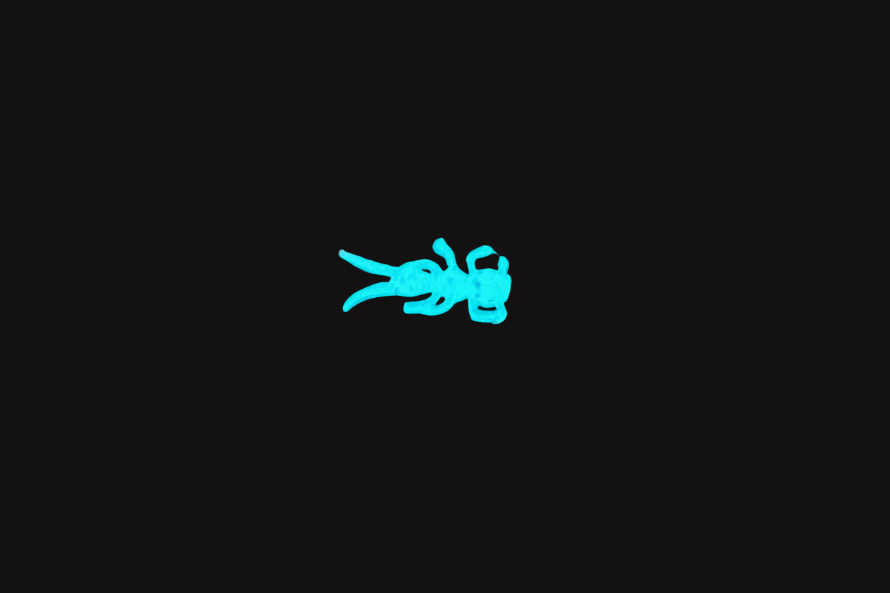Blue Ice Glow .75" Stone Fly  (10 pack)